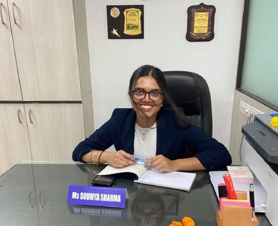 Ms. Soumya Sharma, Clinical Psychologist at The Mind Cushion, Bhopal